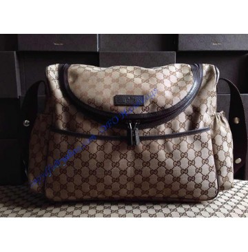 Gucci Messenger Diaper Bag GU123326C brown